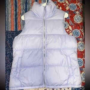 Lilac puffer vest